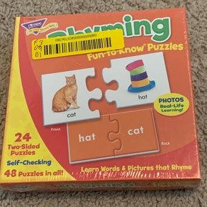 Rhyming puzzles